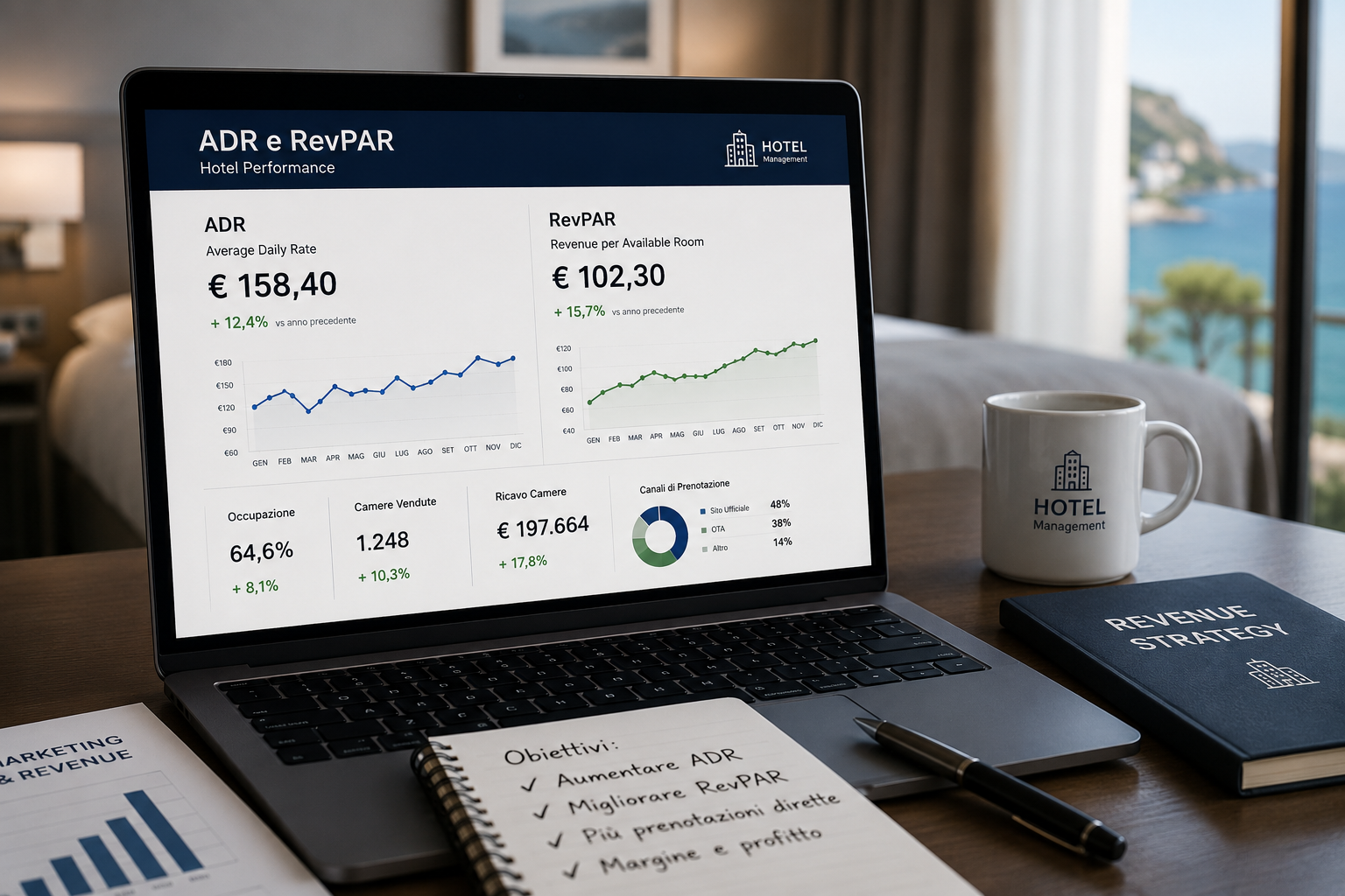 ADR e RevPAR: significato, differenze e impatto sulle decisioni di marketing dell’hotel