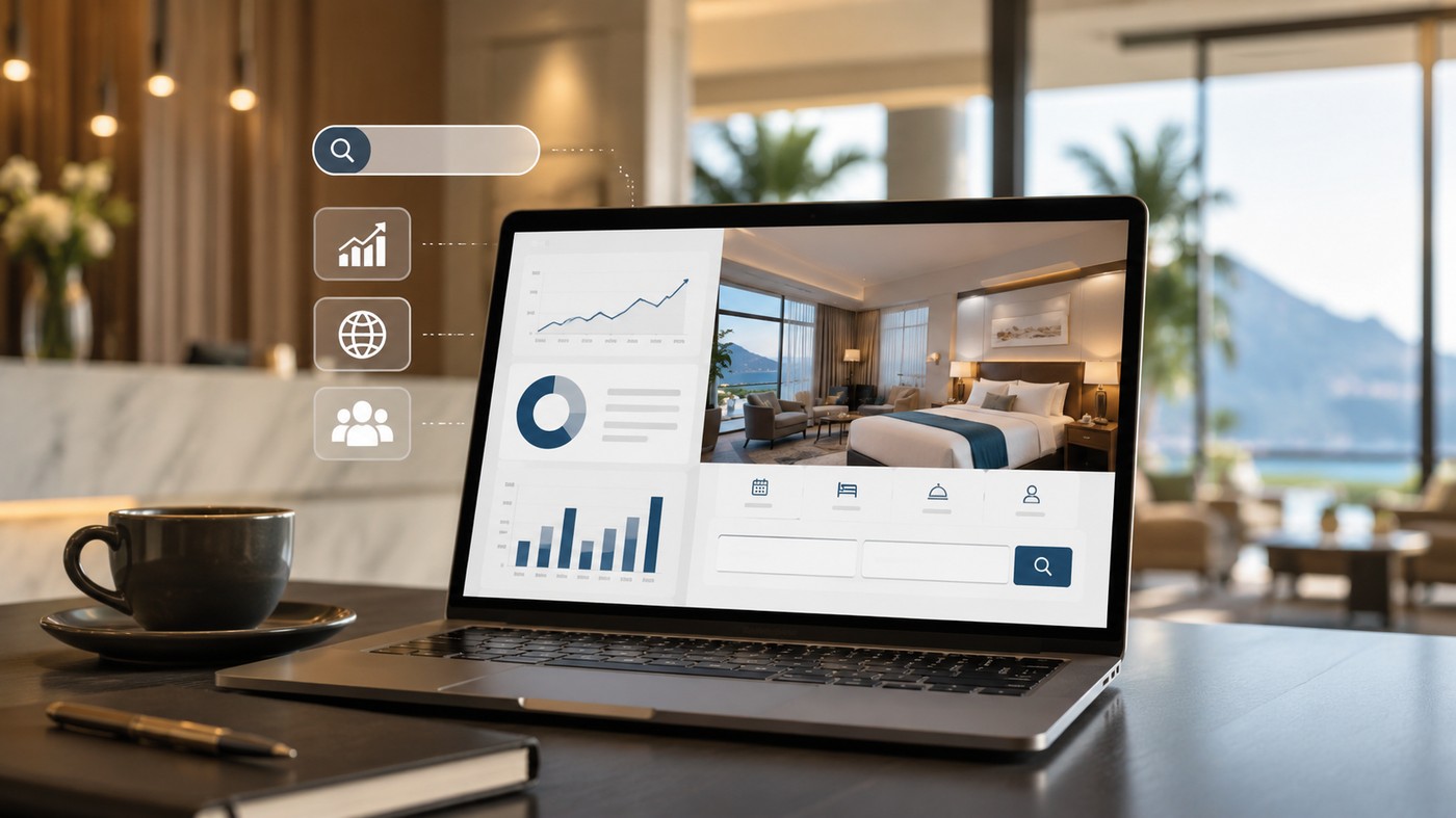 Visibilità online hotel: perché essere presenti non basta se il sito non intercetta domanda qualificata