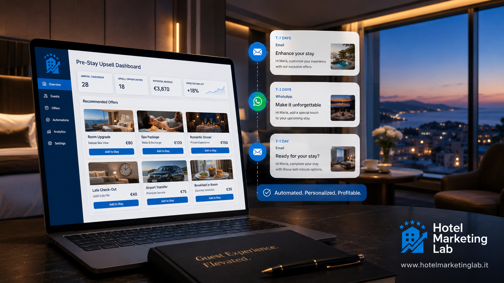 Oltre la camera: come usare il marketing dell’esperienza per alzare l’ADR prima del check-in